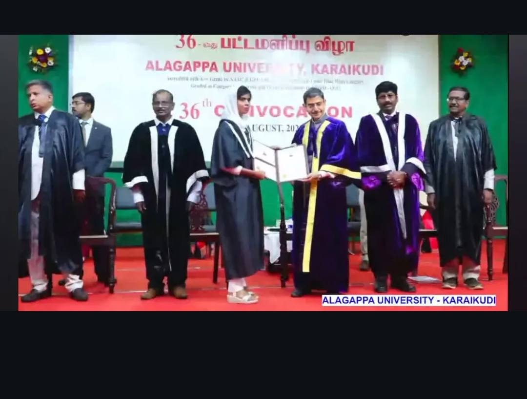 UNIVERSITY RANK HOLDER - CONVOCATION CEREMONY