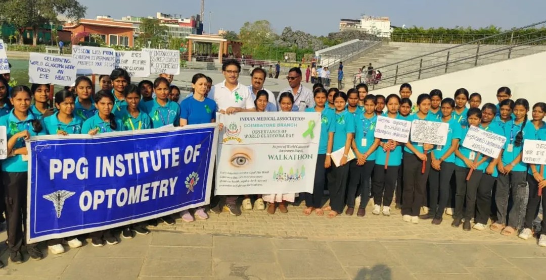 World Glaucoma Day Walkathon organized by the Indian Medical Association